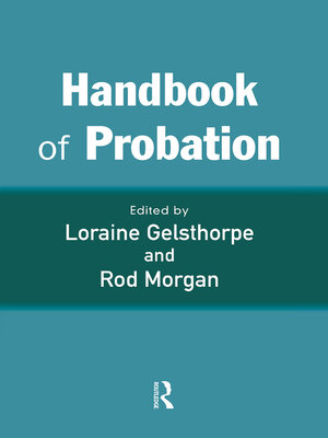 cover image of Handbook of Probation